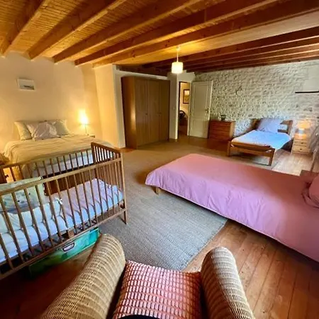 Domaine Bardon - Deux Avec Piscine Pouvant Accueillir Jusqu'a 14 Personnes A La Campagne, Charente-maritime